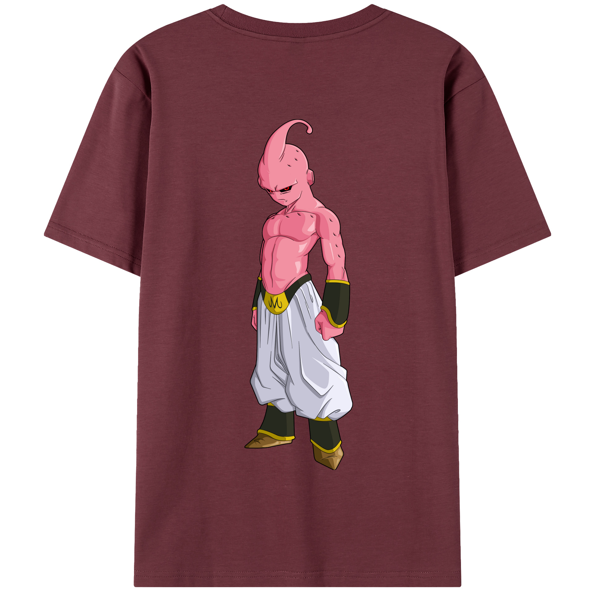 （画像用） ドラゴンボール 魔人ブウ DRAGON BALL Majin Buu 綿100％半袖Tシャツ（背面プリント）
